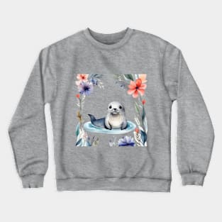 Cute dolphin gift Crewneck Sweatshirt